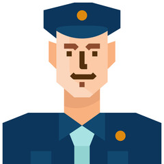 Policeman .flat icon design