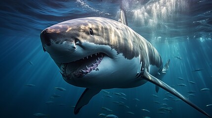 Fototapeta premium great white shark