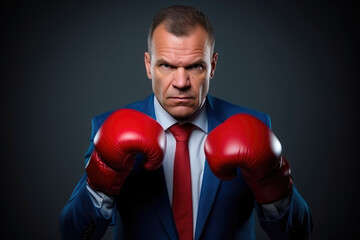Attorney in Red Boxing Gloves