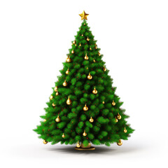 Traditional Christmas Tree for Holiday Ads