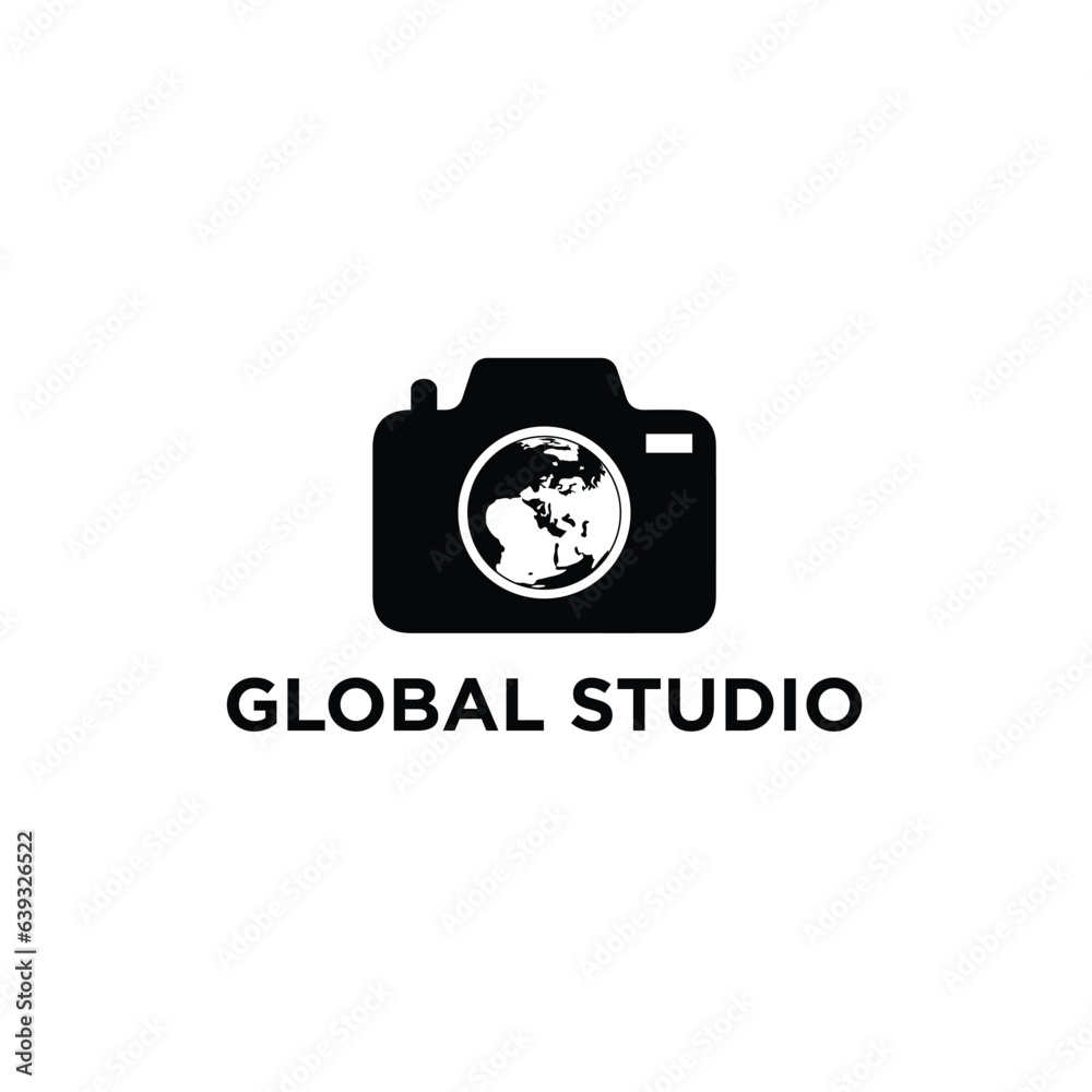 Wall mural global studio logo