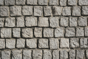 敷き詰められた石の背景素材