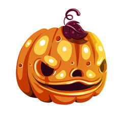 Halloween Pumpkin Illustration