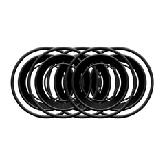 black and white spiral