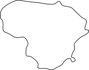lithuania map, lithuania vector, lithuania outline, lithuania