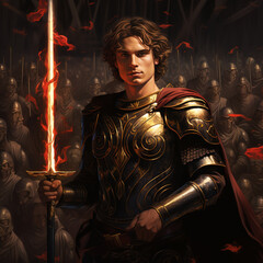 Alexander with a Flaming Sword
