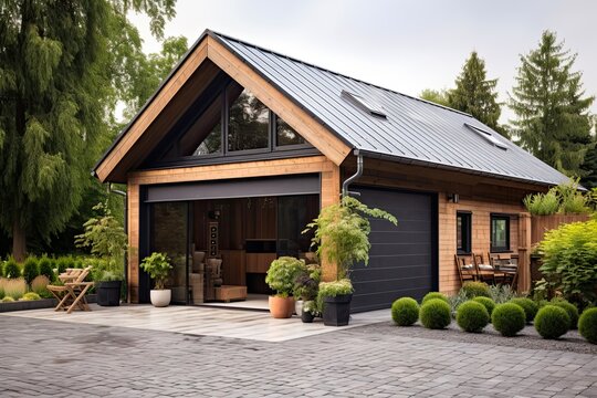 Designing an Outbuilding with Garage: The Perfect Addition to Your Luxury Garden Architecture