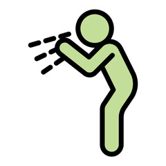 Coughing icon