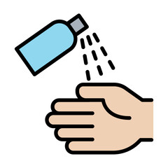 Washing hand icon