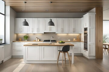 modern kitchen interior generated ai