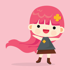 cute kawaii vector sticker learn education