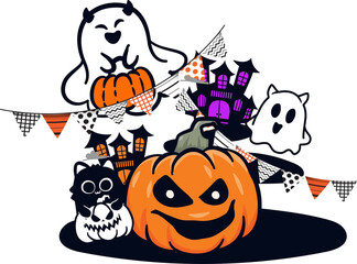 Halloween elements