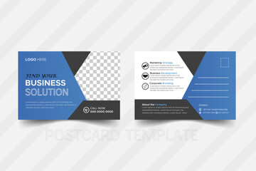 Mordern Postcard template