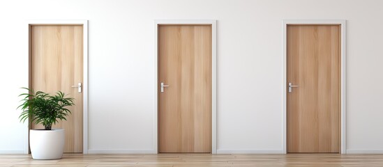 Fototapeta premium Contemporary timber door