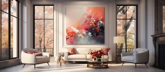 Beautiful interior in the living room