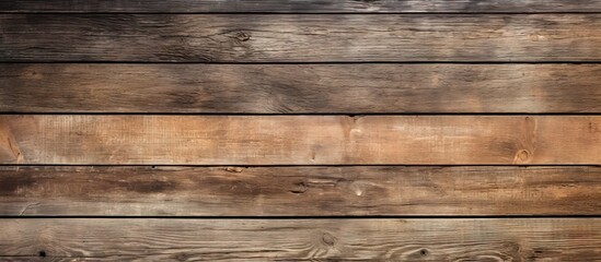 Fototapeta premium Three aged wooden plank pattern and backdrop
