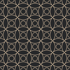 Naklejka premium Geometric seamless pattern design arabic and islamic style background 