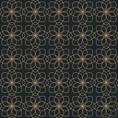 Geometric seamless pattern design arabic and islamic style background 