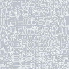 Geometric art drawing  seamless gray and white patterns. Simpless vector graphics.