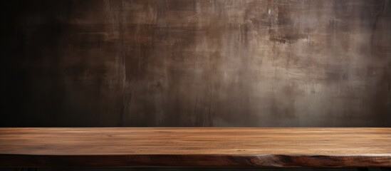 Product display table made of wood