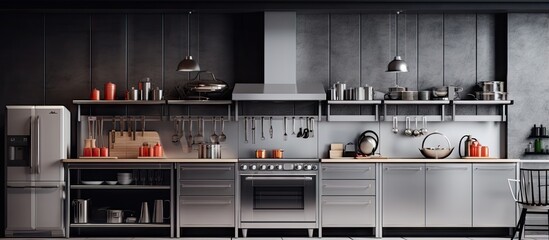 Designing kitchen equipment for residential use