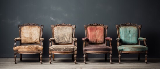 vintage antique armchair