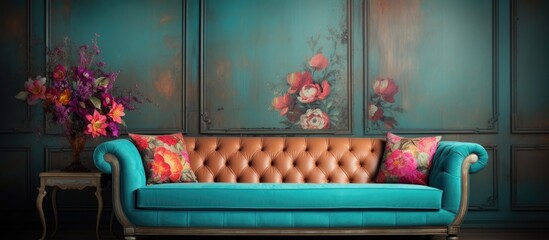 Obraz premium A large couch in the space