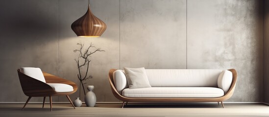 a stylishly furnished modern interior room