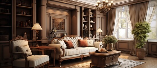 Obraz na płótnie Canvas House s sitting room interior style