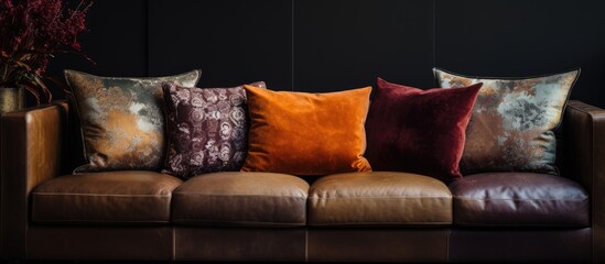 Stylish sofa cushions
