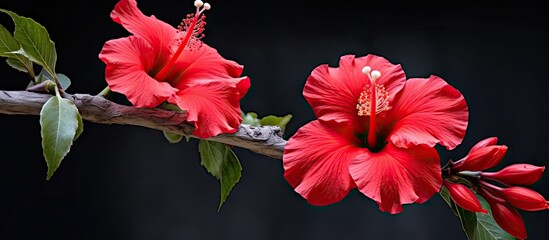 Fototapeta premium Hibiscus bloom in Asia