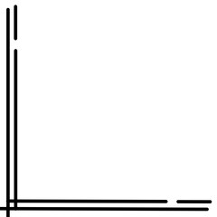 Obraz premium Corner Straight Line Decoration