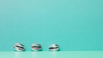 Hintergrund isoliert Muscheln design Präsentation meer wasser blau urlaub © lights & more