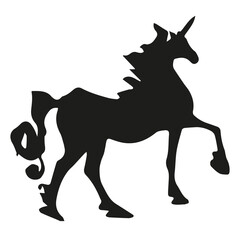 horse silhouette vector