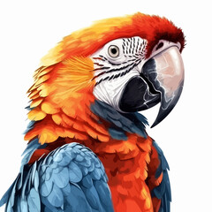 blue and yellow macaw