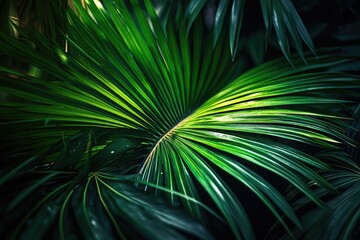 Obraz premium A riot of colors in a lush tropical plant garden