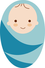 Cute hand drawn baby.