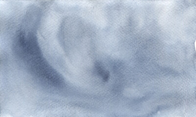 Abstract watercolor brush paint background. Clouds and water splash texture. Blue gray clouds background.