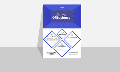 Professional business flyer design.