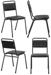 Office chair. Interior element. Isolated from the background. From different angles