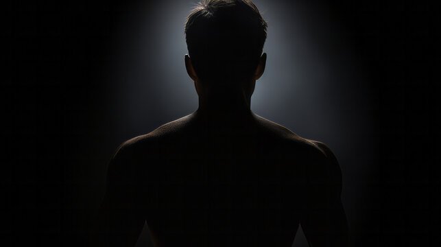 A mysterious man standing in the shadows
