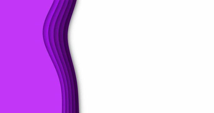 Abstract purple fluid background from left for presentation