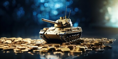 The Price of Conflict: A Creative Concept of Military Budget with Tank and Money