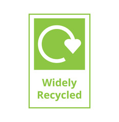 Widely Recycled Symbol
