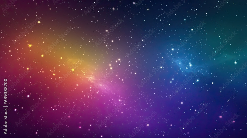 Wall mural fascinating deep space background