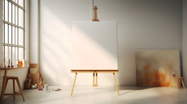 Das Atelier eines Malers