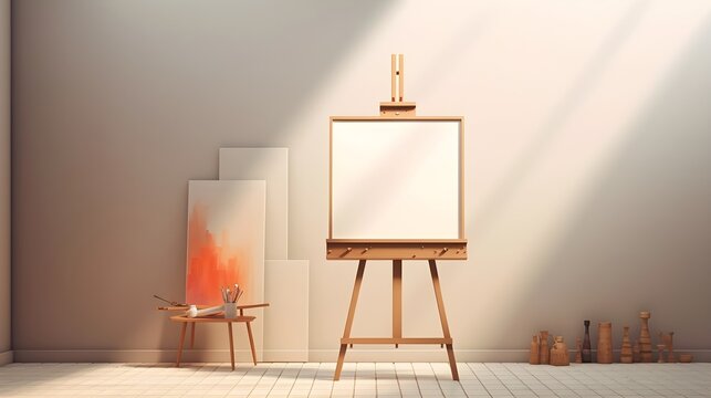 Das Atelier eines Malers