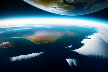 earth in space