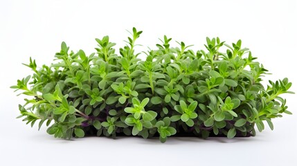 Obraz premium fresh thyme isolated on white background