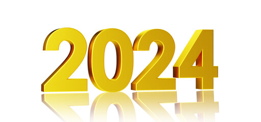 3d golden 2024 text 